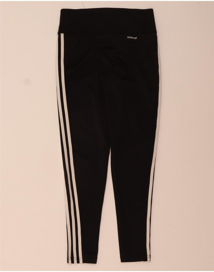 Damskie legginsy ADIDAS Aeroready UK 12/14, średni czarny poliester