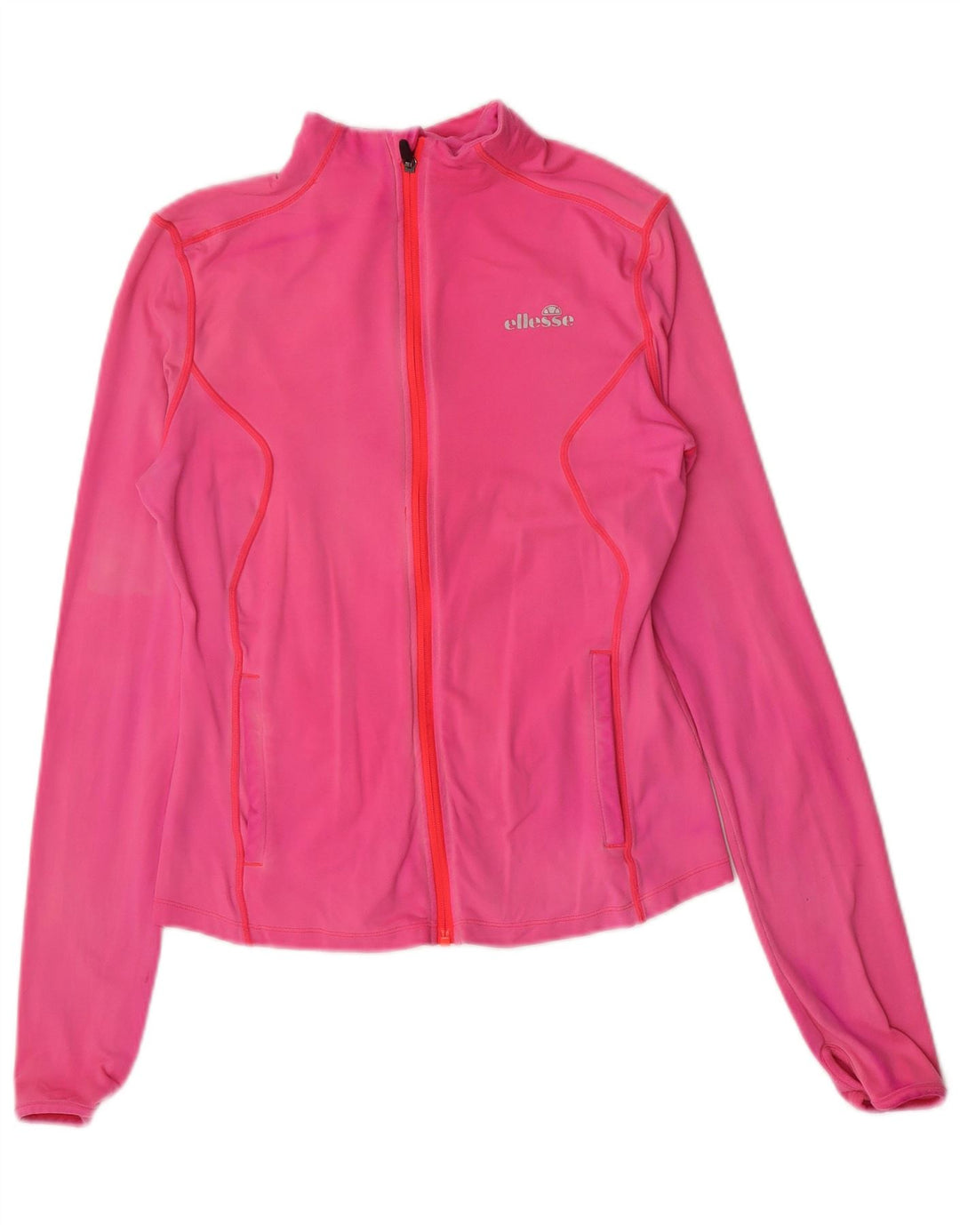 Damska kurtka dresowa Ellesse UK 12, średni różowy nylon