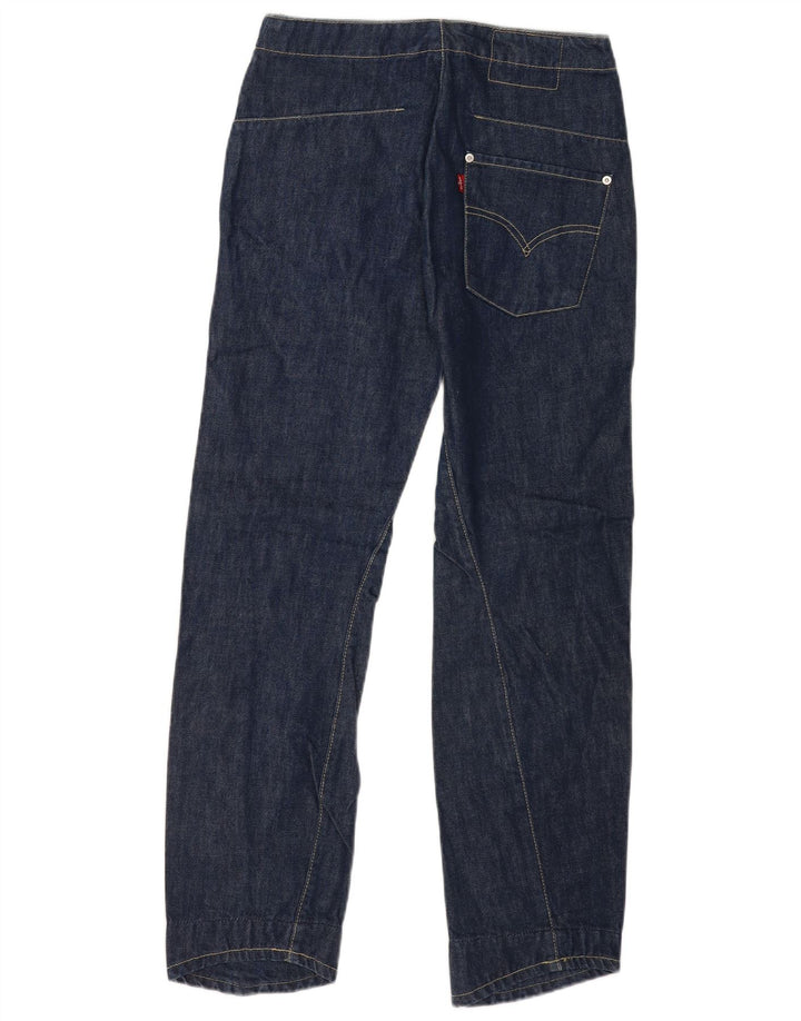 Męskie proste dżinsy Levi's W29 L32 Granatowa bawełna