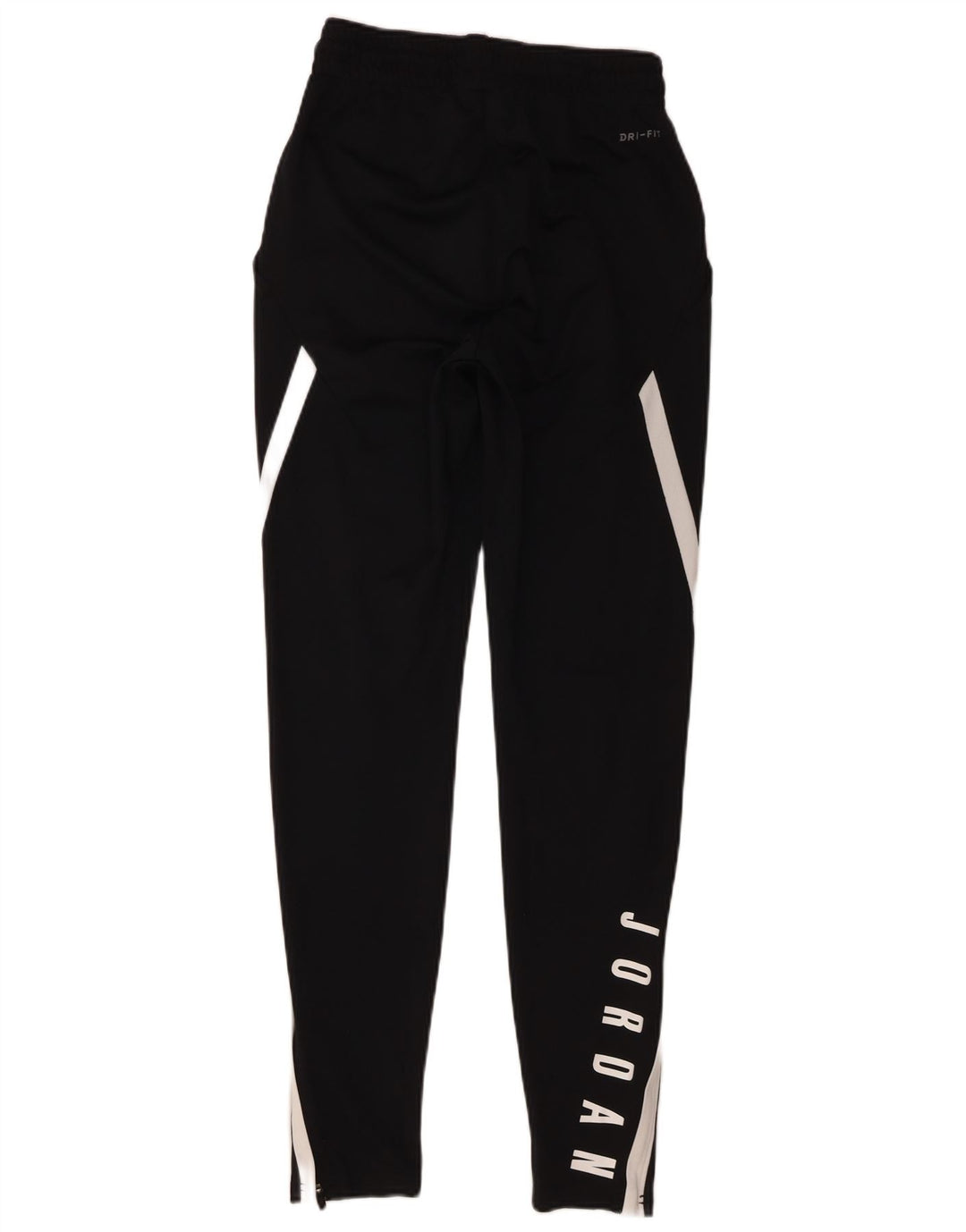 Męskie spodnie dresowe Jordan Dri Fit XS, czarny poliester z blokami kolorów