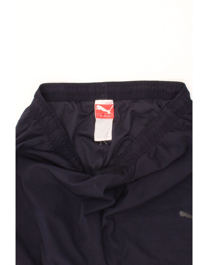 PUMA Mens Tracksuit Trousers Joggers Large  Navy Blue Polyester Vintage Puma and Second-Hand Puma from Messina Hembry 