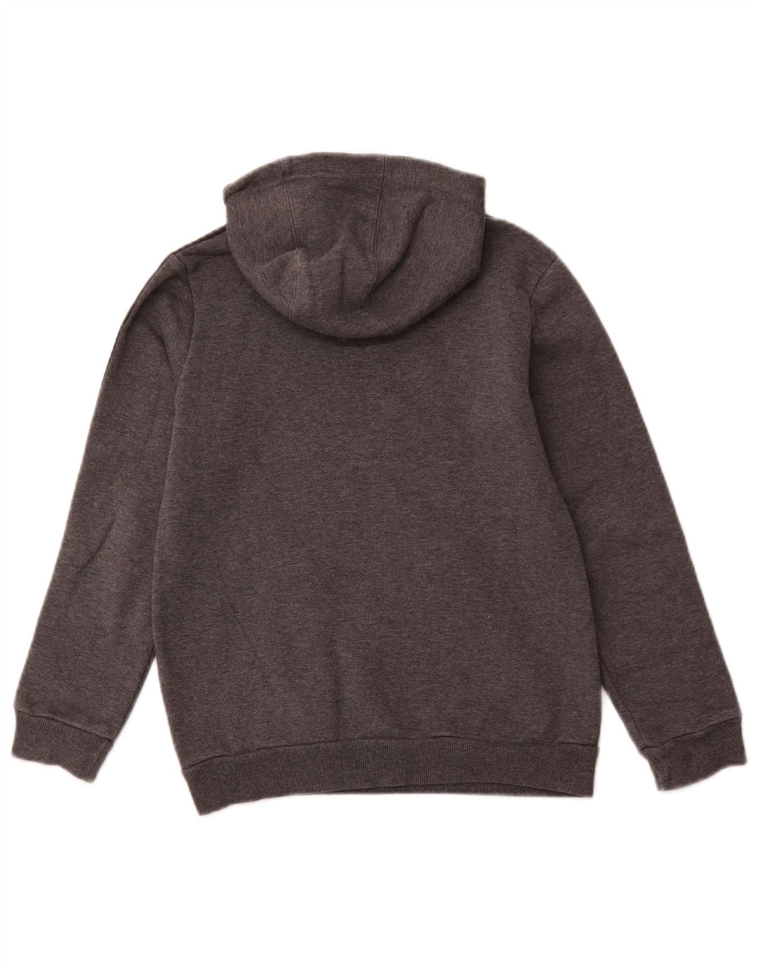 Chłopięcy sweter z kapturem ADIDAS z grafiką 9-10 lat, szara bawełna