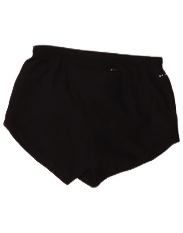 Damskie spodenki sportowe Nike Dri Fit UK 4 XS, czarne, poliestrowe z nadrukiem zwierzęcym