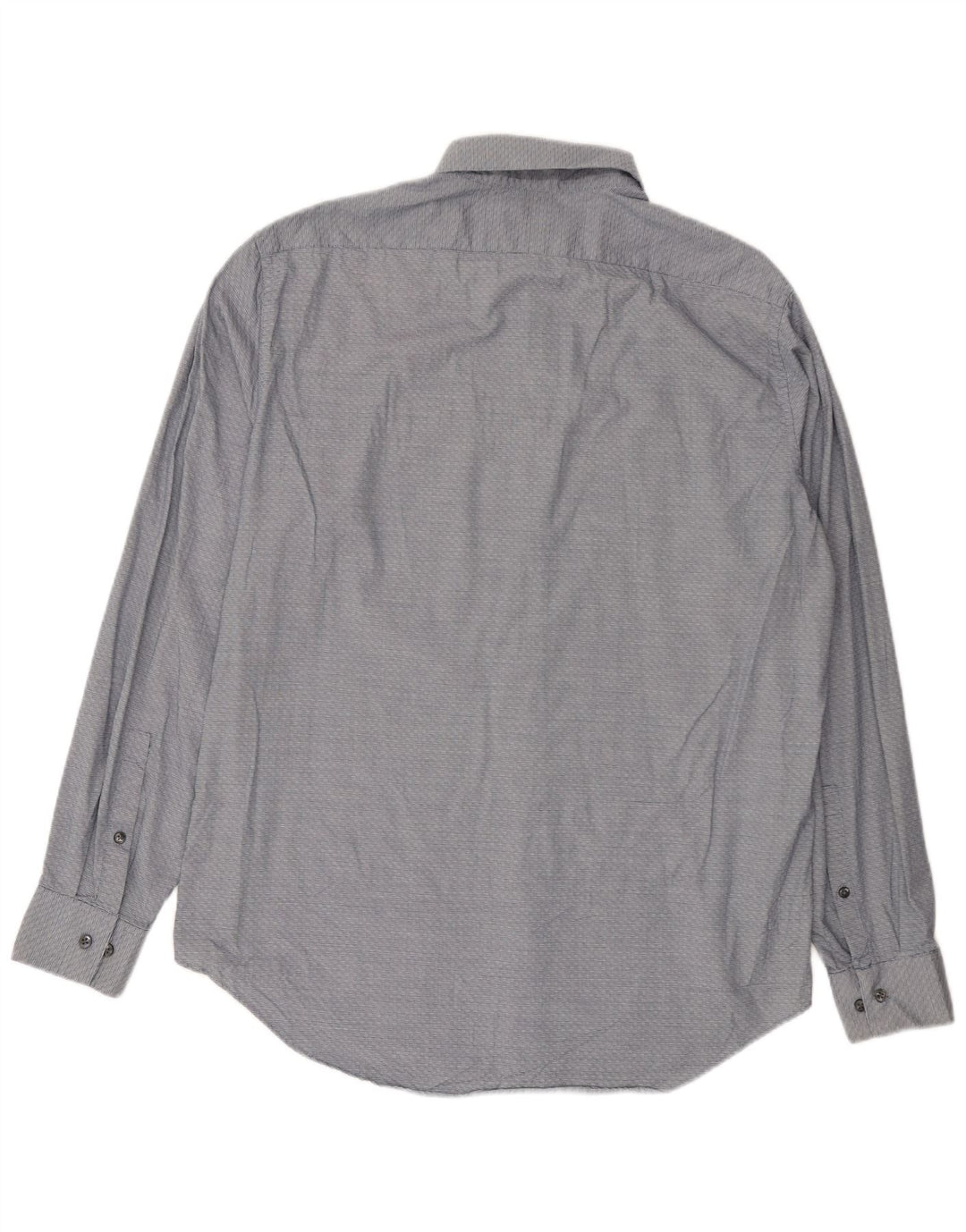 Męska koszula slim fit Calvin Klein, duża, granatowa, geometryczna