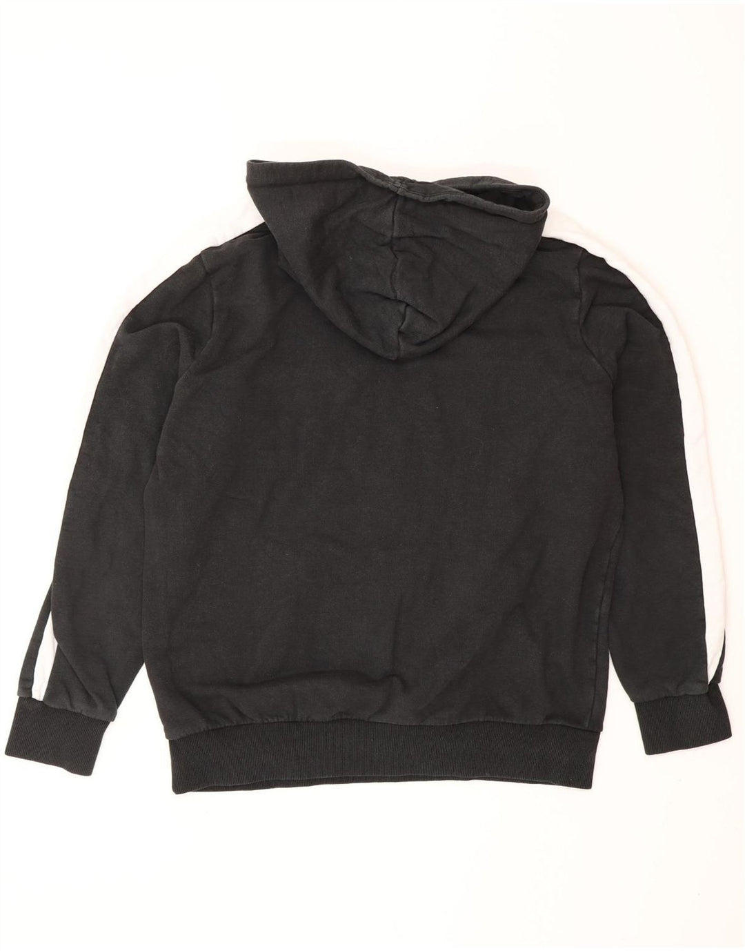 Męski sweter z kapturem PUMA, bawełna, średnia czarna, z blokami kolorów