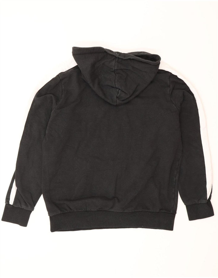 Męski sweter z kapturem PUMA, bawełna, średnia czarna, z blokami kolorów