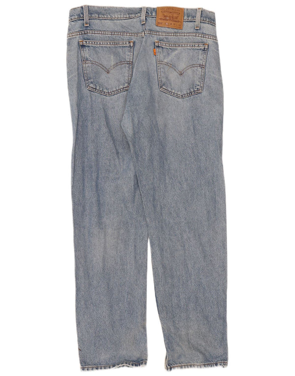 Męskie jeansy Levi's 505 Straight W36 L30 Niebieskie bawełniane