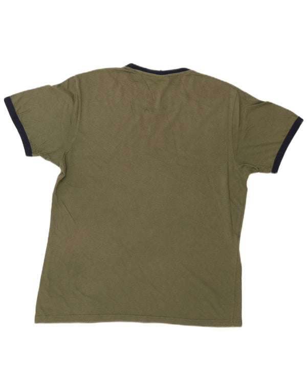 Męski T-shirt z grafiką Diadora Top 2XL, bawełna khaki