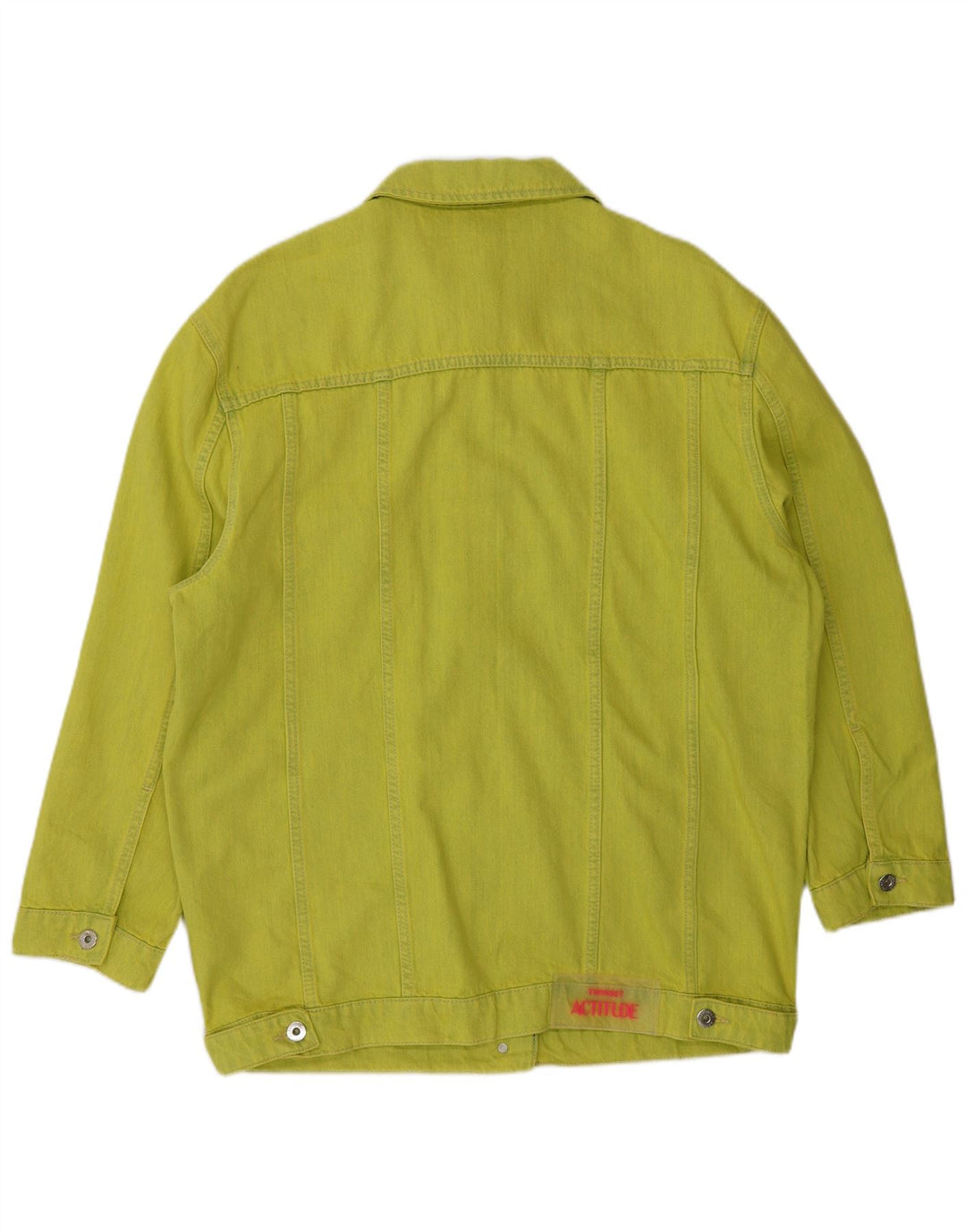 TWINSET Damska kurtka dżinsowa oversize UK 10 mała zielona bawełniana nowoczesna