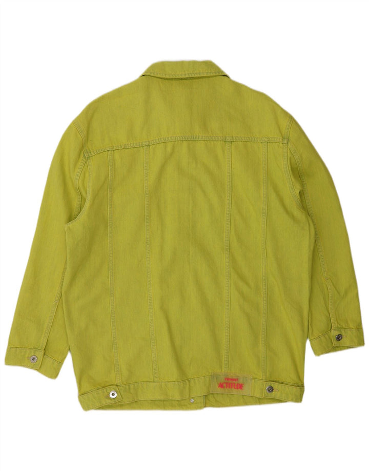 TWINSET Damska kurtka dżinsowa oversize UK 10 mała zielona bawełniana nowoczesna