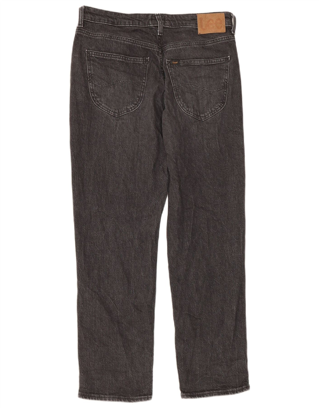 Damskie jeansy Lee Carol Straight W29 L26 Szare bawełniane