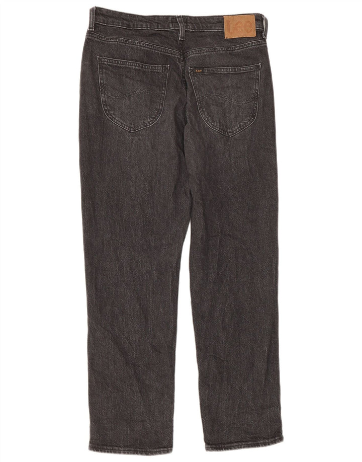 Damskie jeansy Lee Carol Straight W29 L26 Szare bawełniane