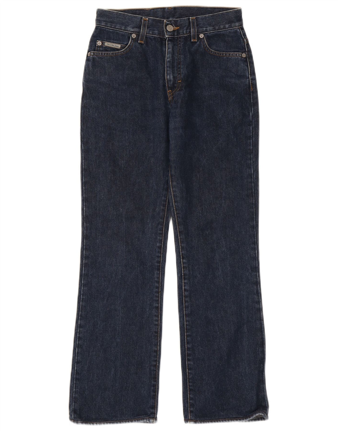 Damskie jeansy Calvin Klein Straight W26 L27 Niebieskie
