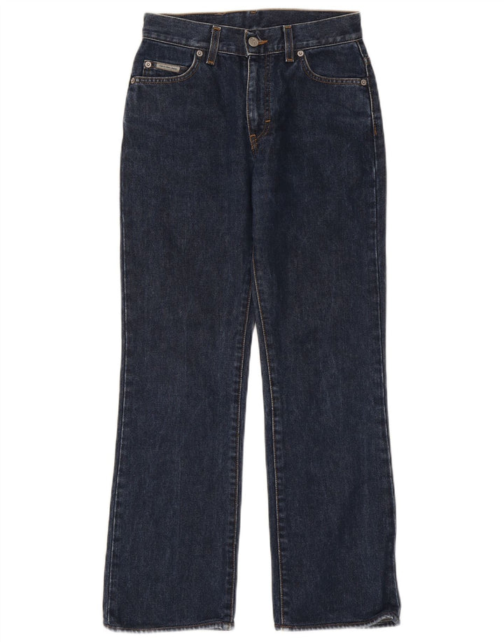 Damskie jeansy Calvin Klein Straight W26 L27 Niebieskie