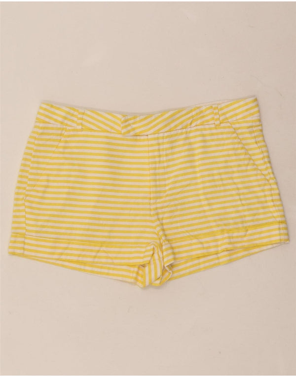 Damskie spodnie Zara Hot W26 w żółte prążki, wiskoza