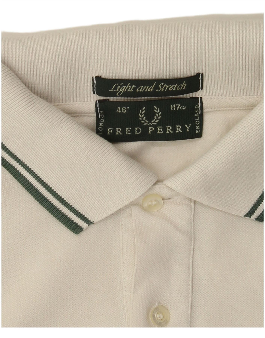 Męska lekka i elastyczna koszulka polo Fred Perry, duża, biała