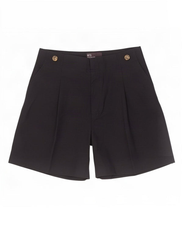 Marks & Spencer Damskie spodenki Chino z szeroką nogawką UK 14, duże W32, granatowe
