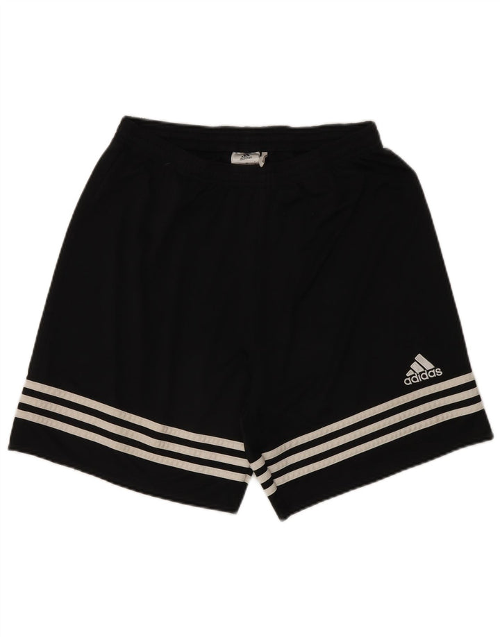 Męskie spodenki sportowe Adidas Climalite, średni czarny poliester