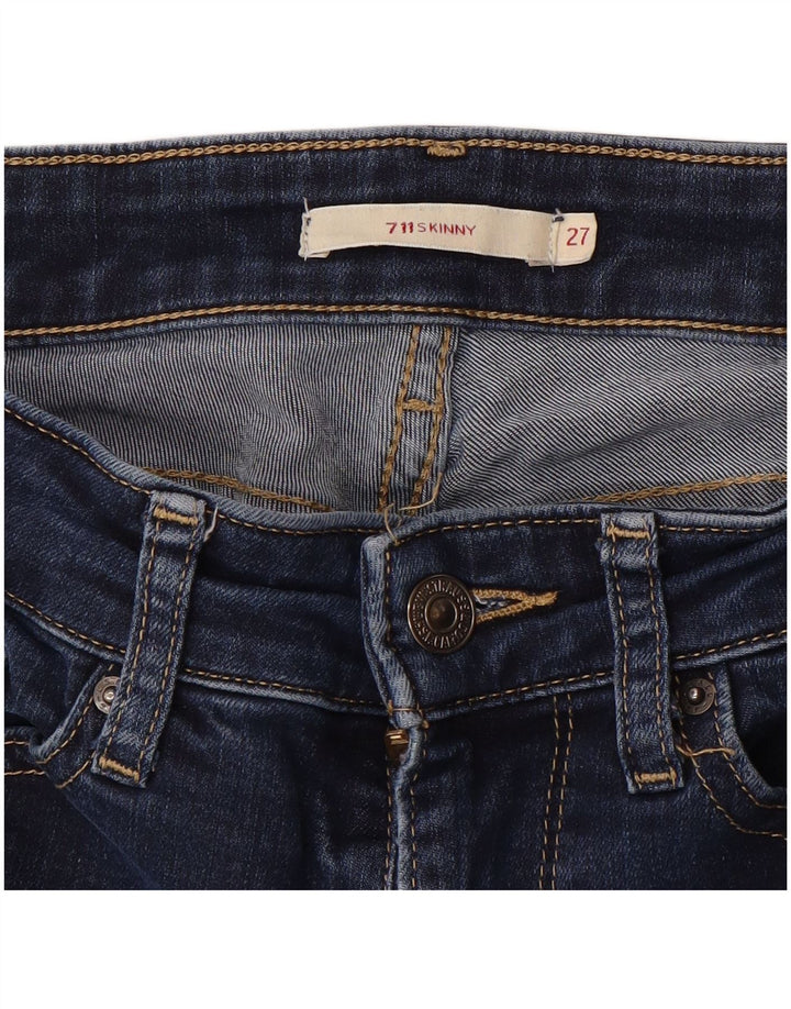 Damskie jeansy Levi's 711 Skinny W27 L26 Niebieskie