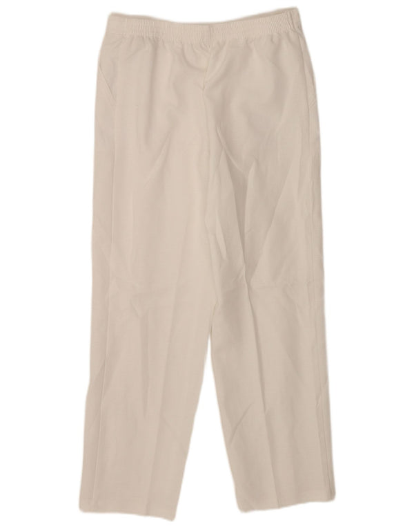 Spodnie damskie Marks & Spencer Straight Casual UK 12 Medium W30 L27 Białe