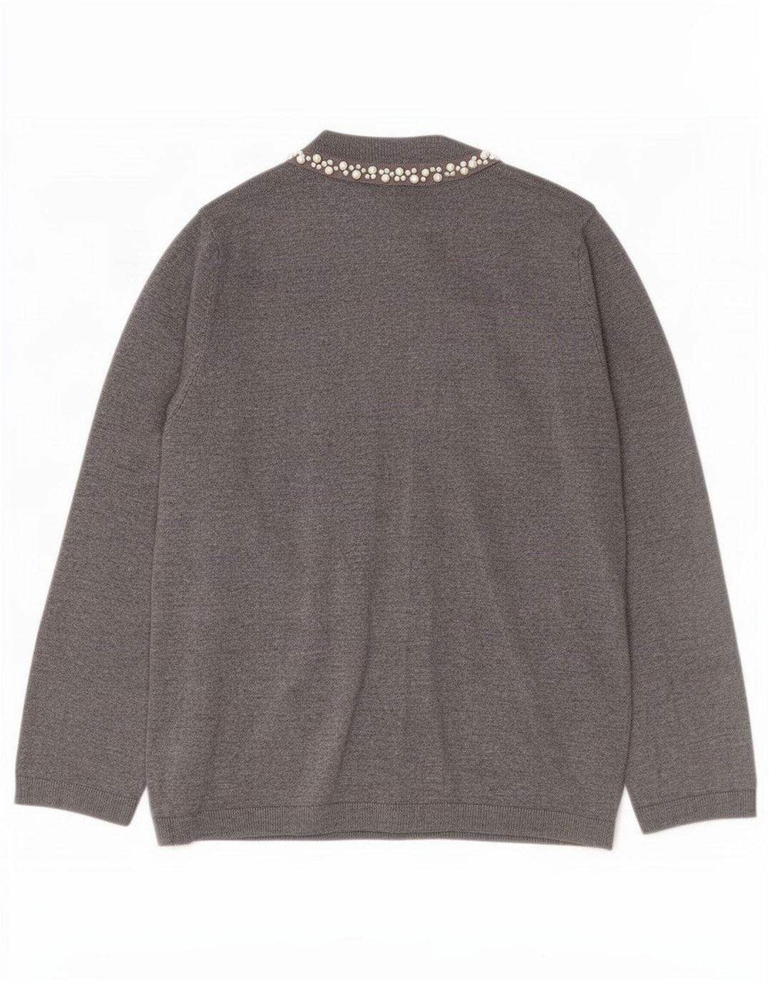 Sweter damski Zara Cardigan UK 14, duży, szary