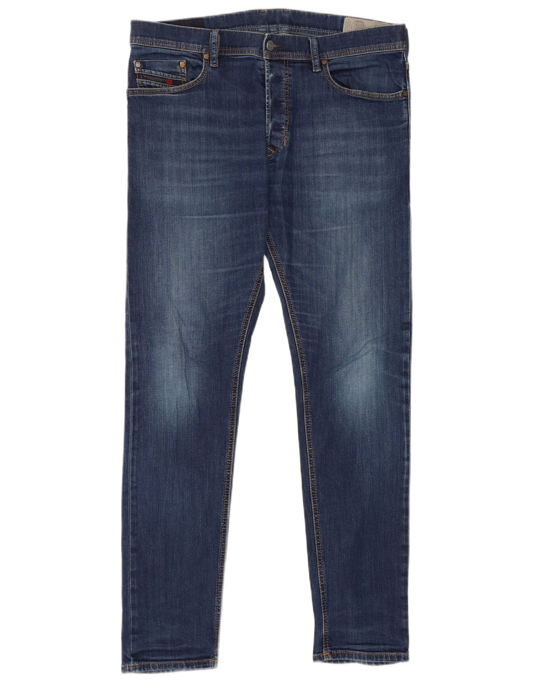 Diesel Męskie Slim Jeansy W34 L31 Granatowe Bawełniane