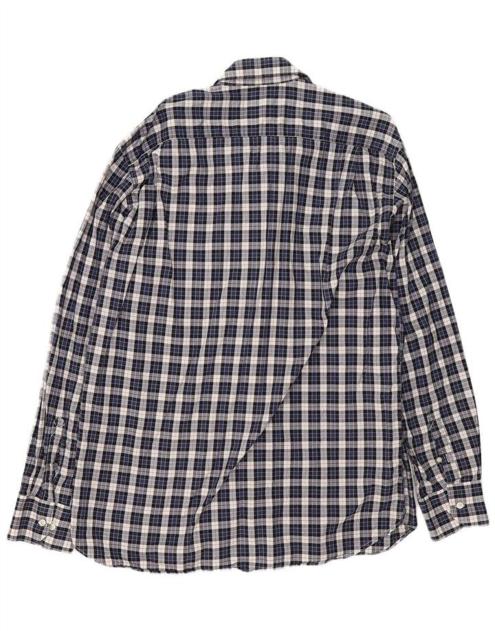 Koszula flanelowa męska Barbour XL, bawełniana, granatowa w kratkę
