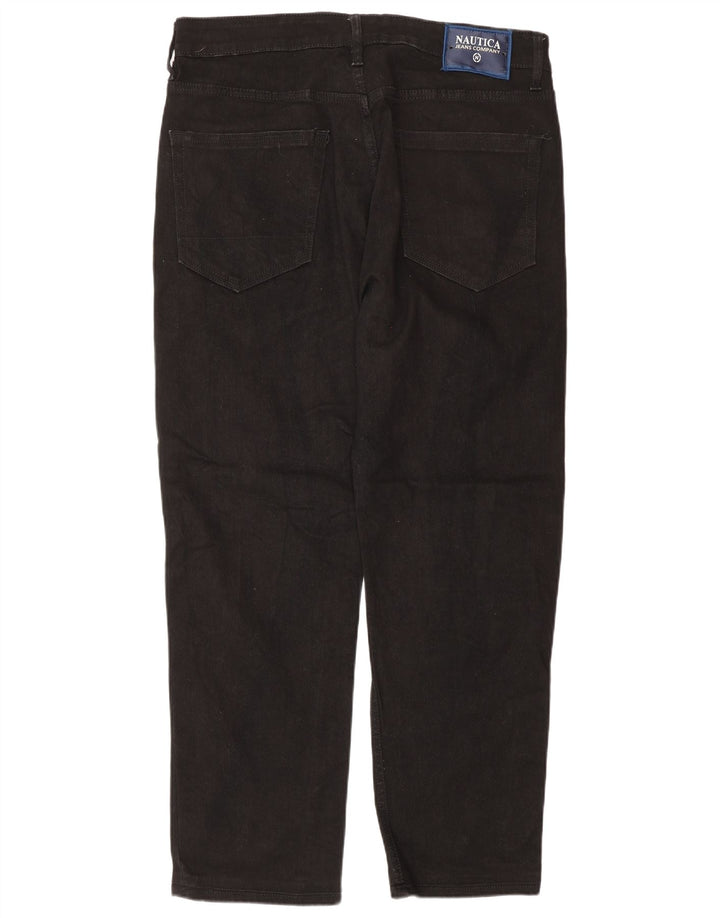 Męskie jeansy Bootcut Nautica W34 L30, czarne, bawełniane