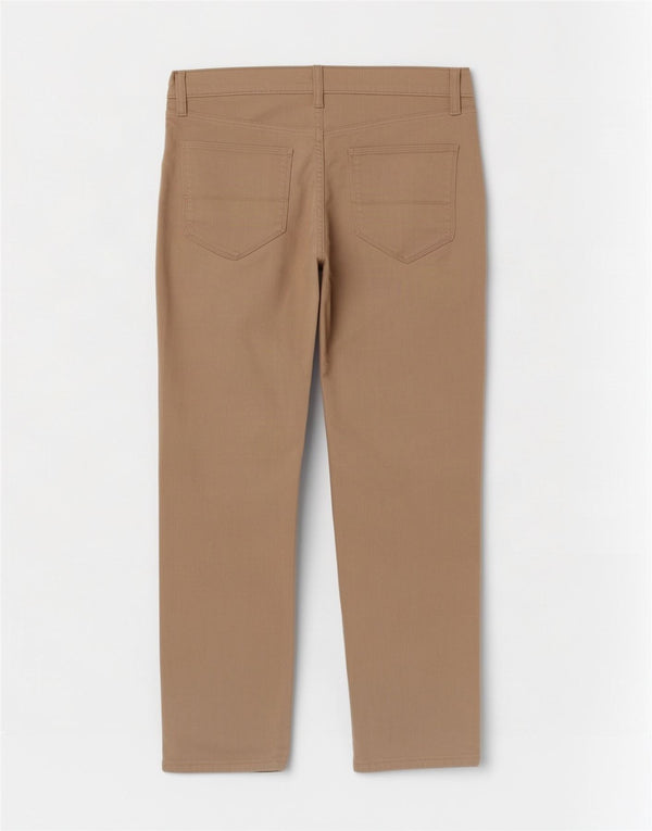 Marks & Spencer Damskie jeansy slim W34 L29 Beżowa bawełna
