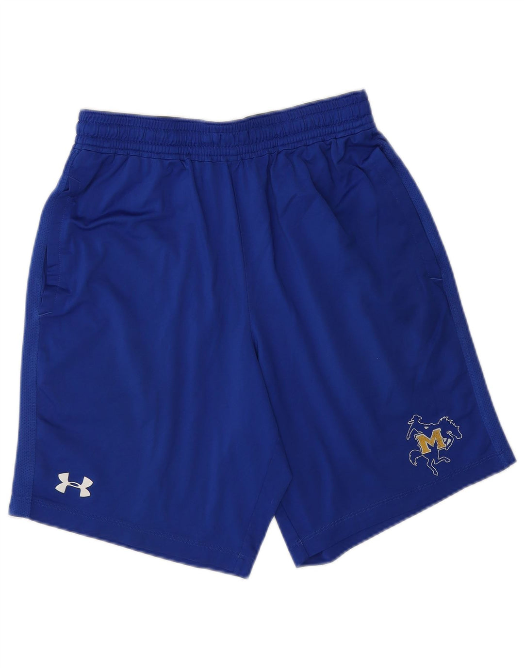 Męskie spodenki sportowe UNDER ARMOUR Heat Gear w kolorze średnioniebieskim