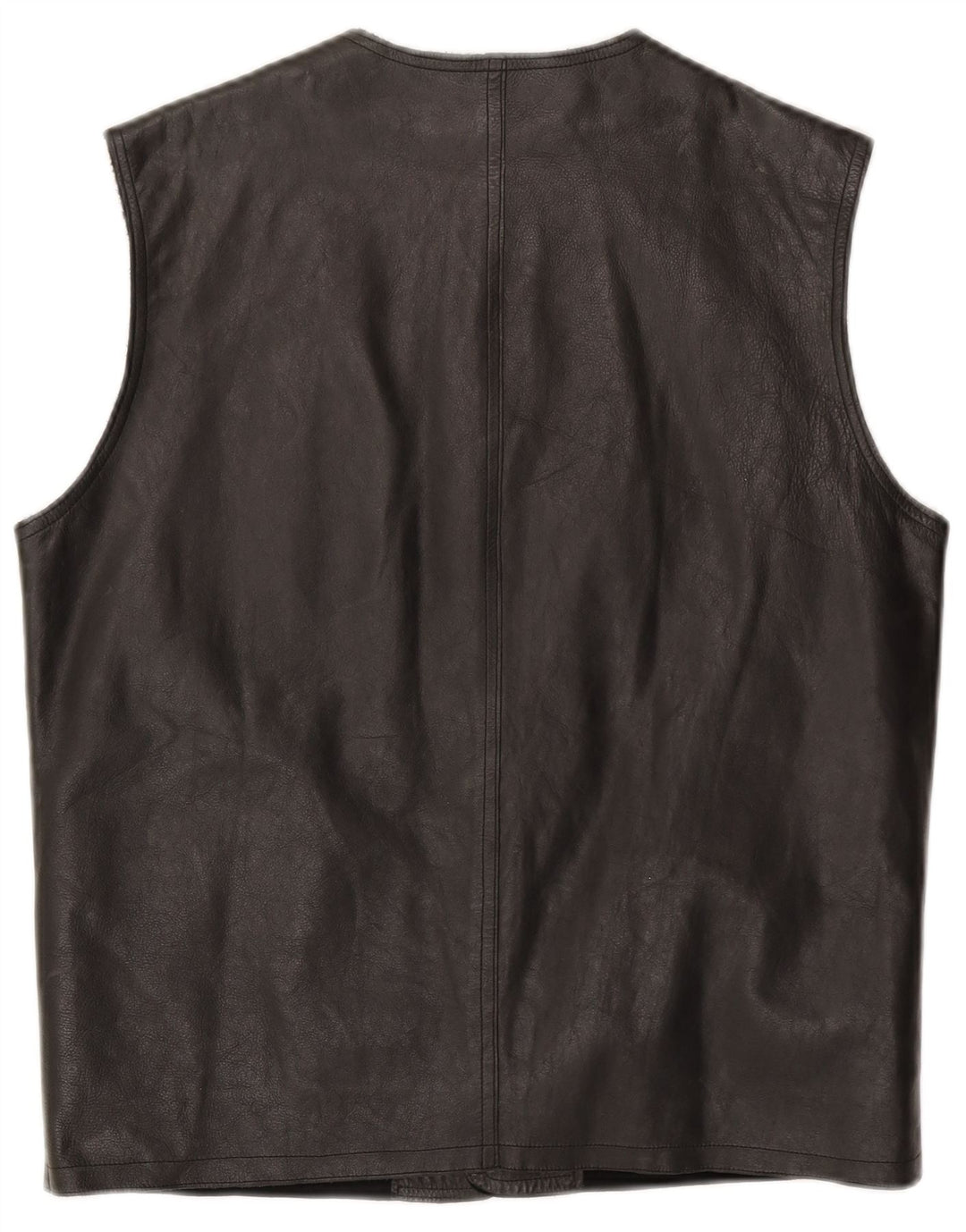 Męska kamizelka skórzana Arsenal UK 38, średnia czarna