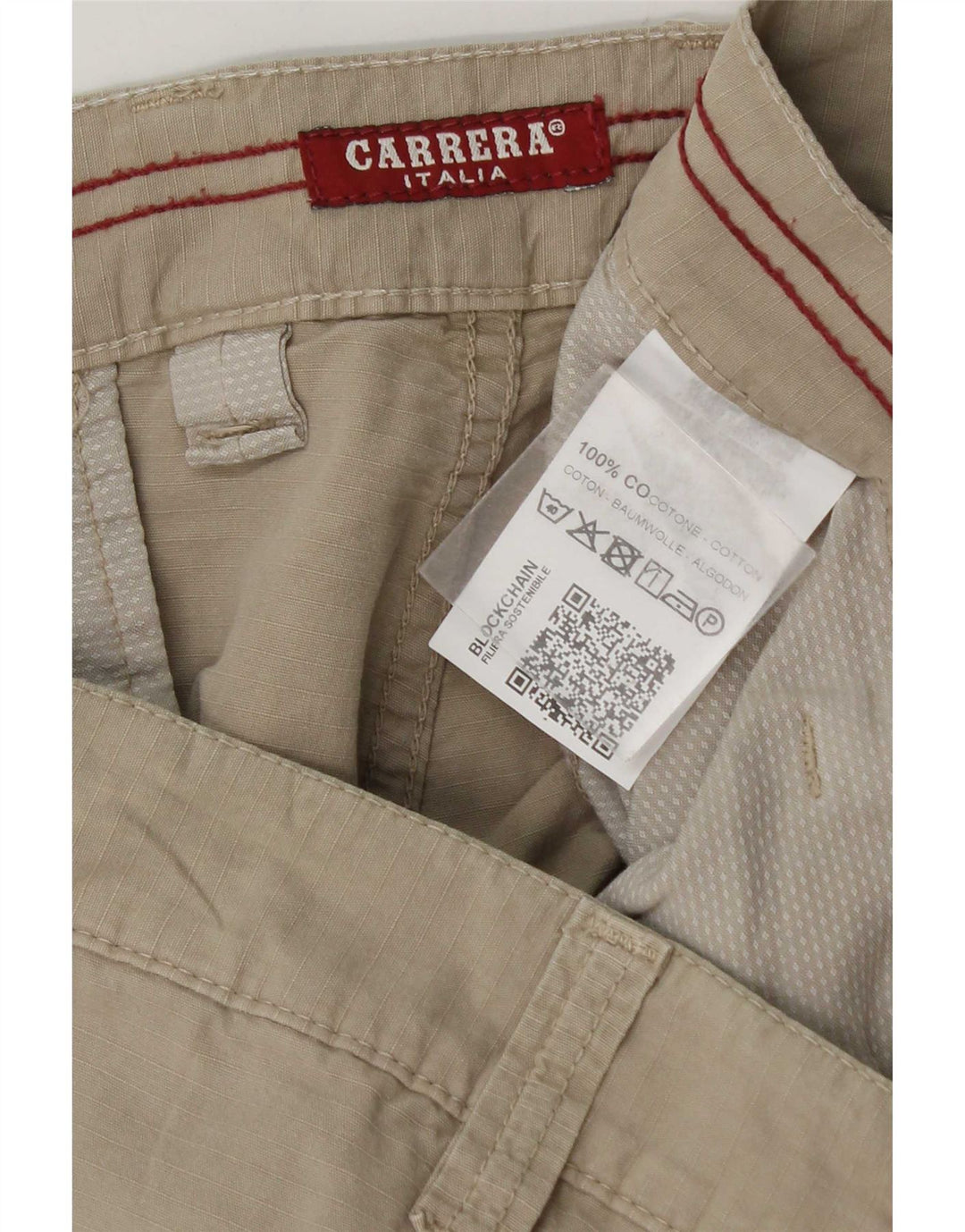 Męskie spodenki cargo Carrera W38 XL beżowa bawełna