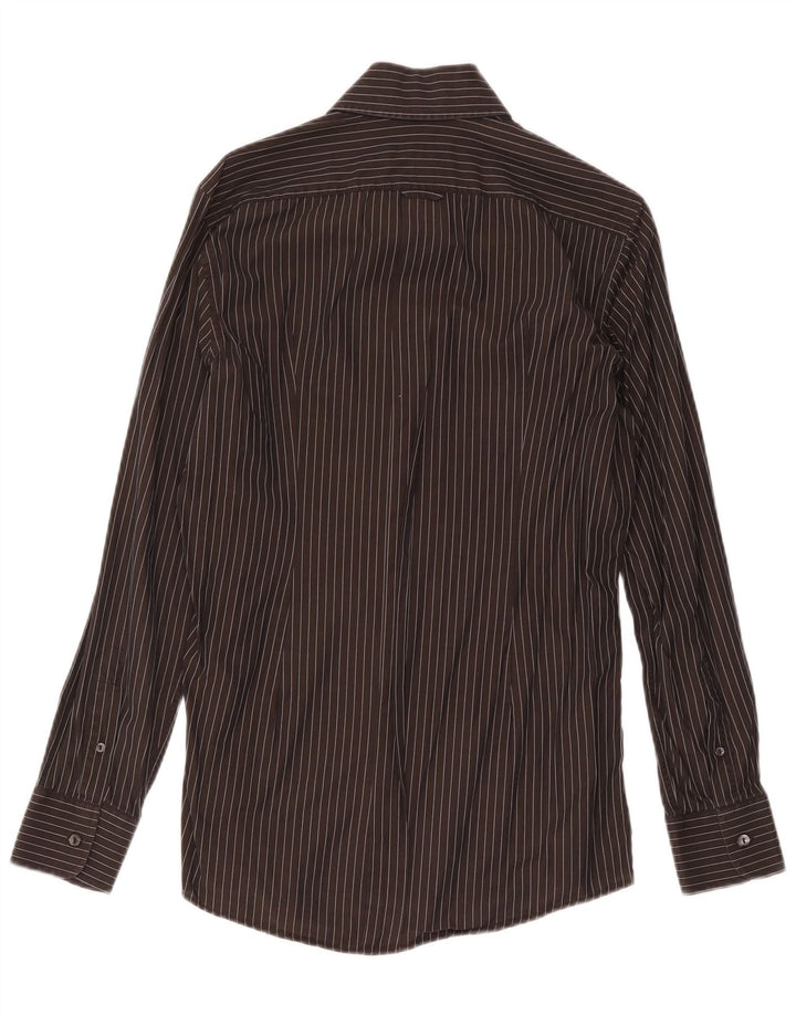 Koszula męska Dolce & Gabbana rozmiar 40 15 1/2 w średnie czarne prążki