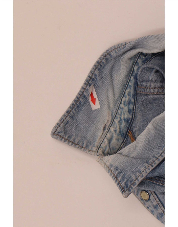 Męska koszula dżinsowa Wrangler XL, niebieska, bawełniana