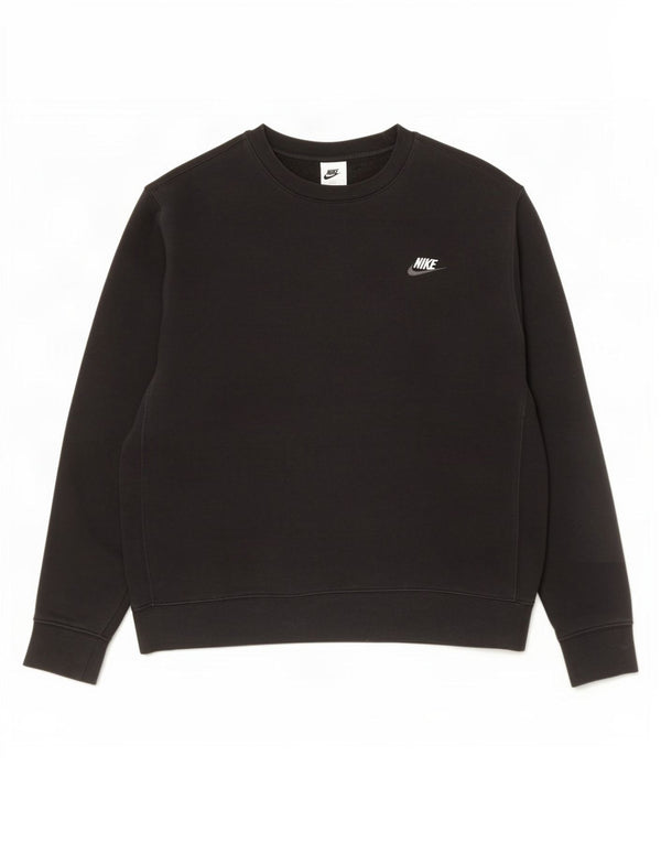 Męska bluza dresowa Nike, średnia czarna, bawełniana