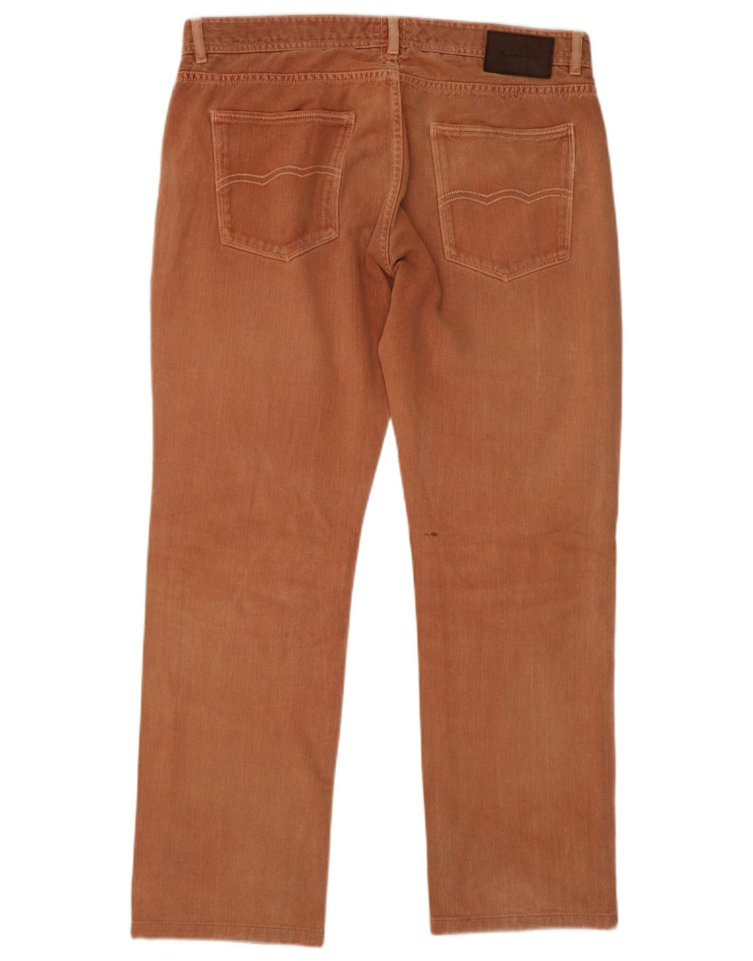 Męskie proste dżinsy Massimo Dutti W36 L30 brązowe