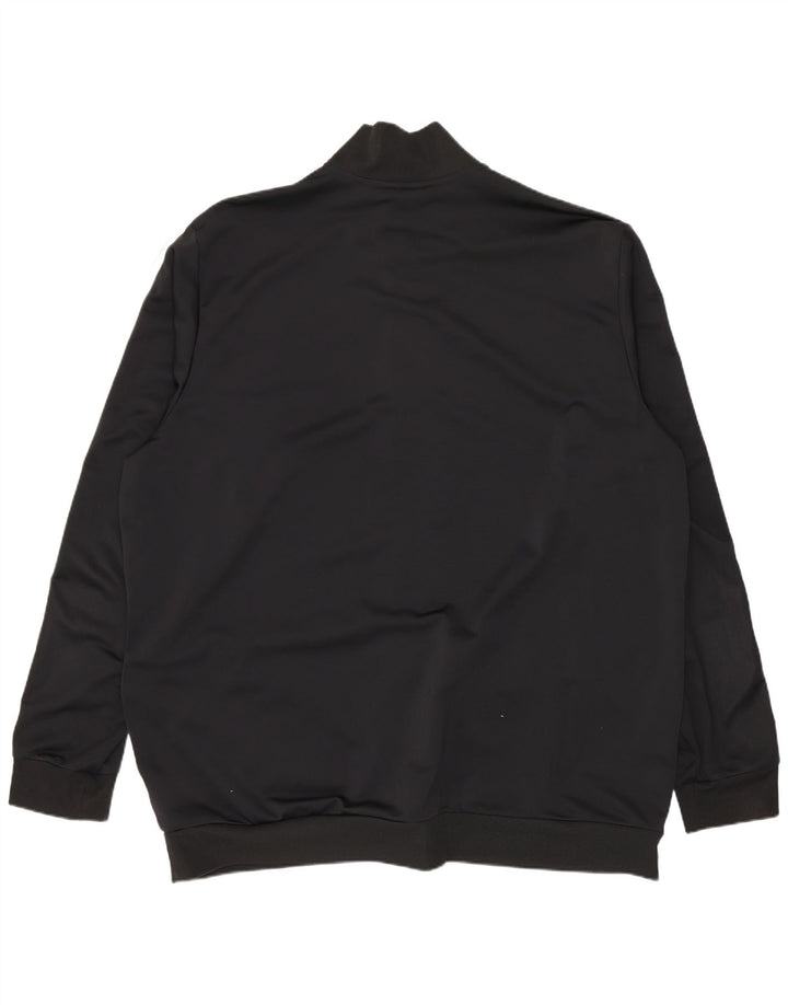 Adidas Męska bluza dresowa UK 52/54 2XL Czarny poliester