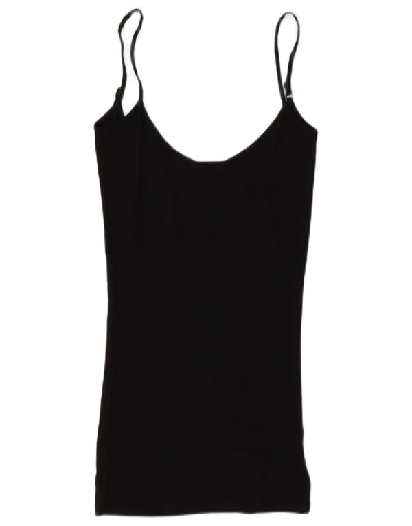 Damski top na ramiączkach Guess UK 4 XS, czarna wiskoza