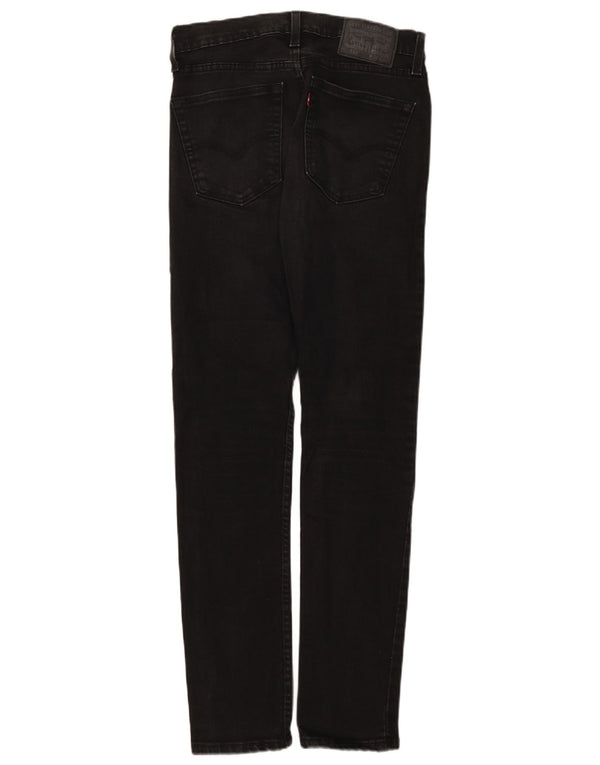 Męskie jeansy Levi's 510 Skinny W30 L32 Czarna bawełna