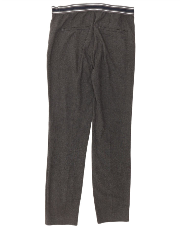ZARA Womens Slim Chino Trousers Small W26 L29 Grey
