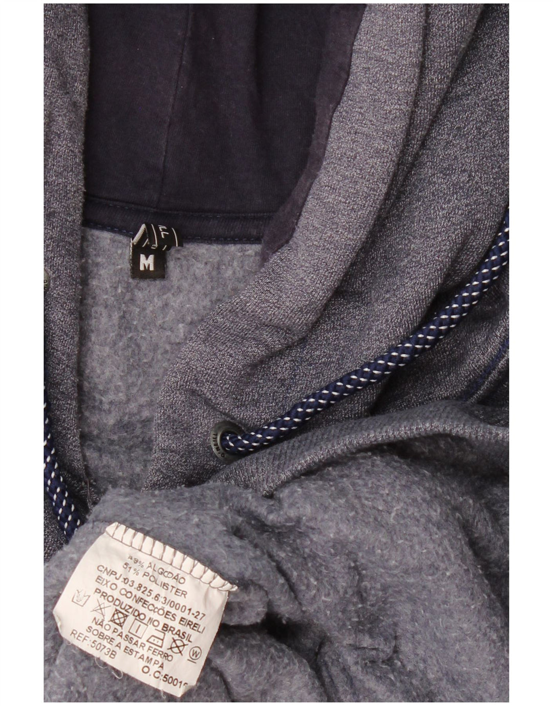 Męski sweter z kapturem i grafiką O'NEILL, średni granatowy, bawełniany