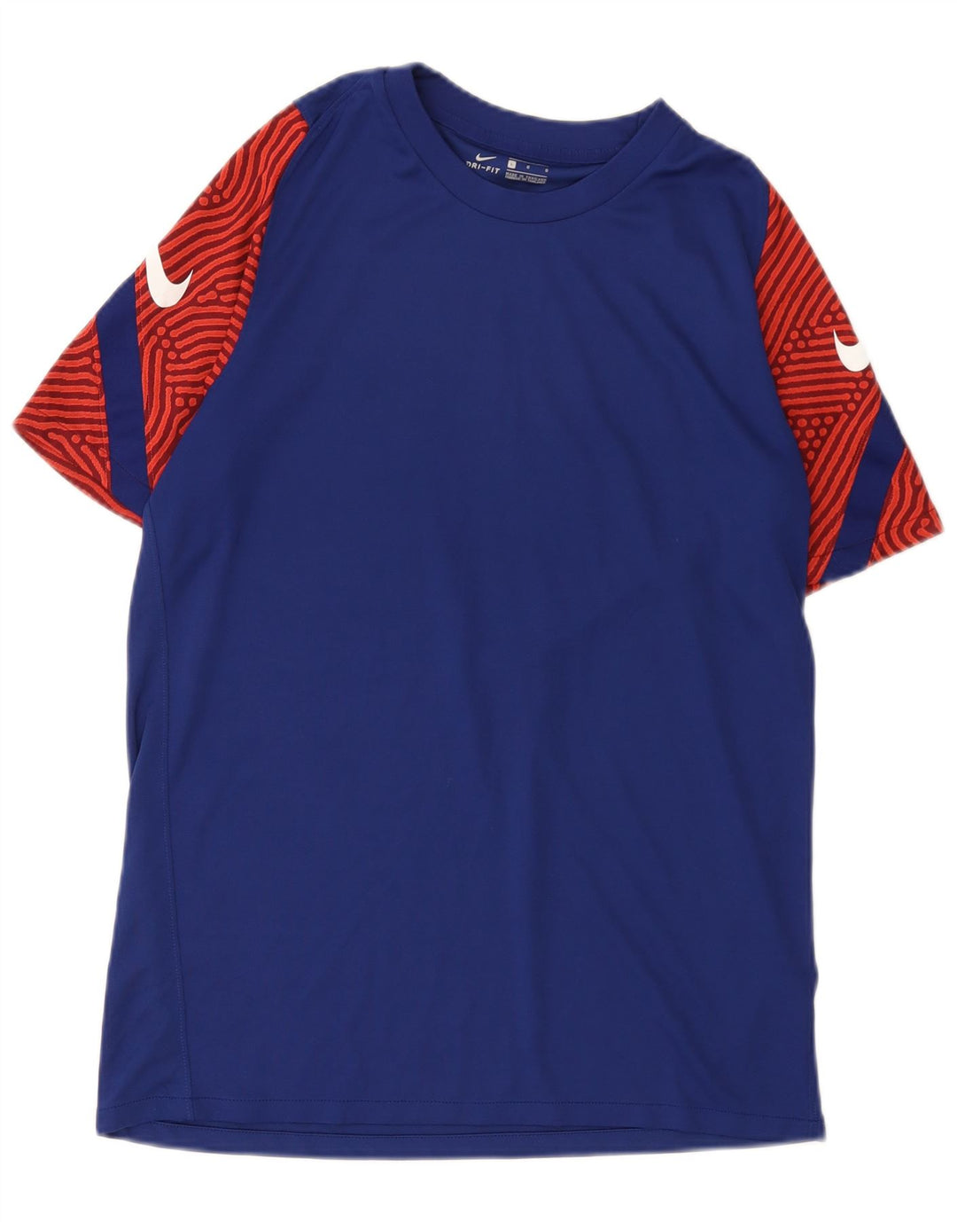 Męski T-shirt Nike Dri Fit z grafiką, duży niebieski blok kolorów