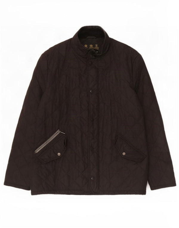 Męska pikowana kurtka Barbour UK 42 XL czarna