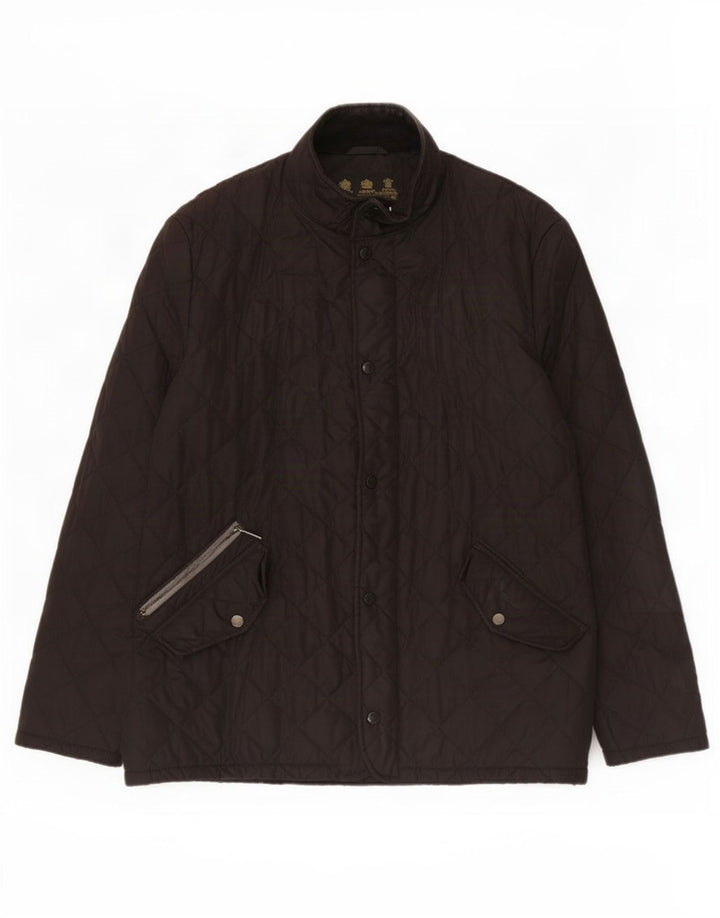 Męska pikowana kurtka Barbour UK 42 XL czarna