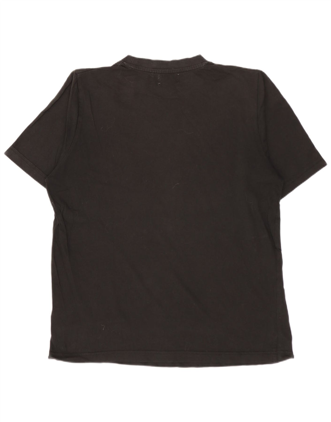 Męski T-shirt z grafiką KAPPA, mały, czarny, bawełniany