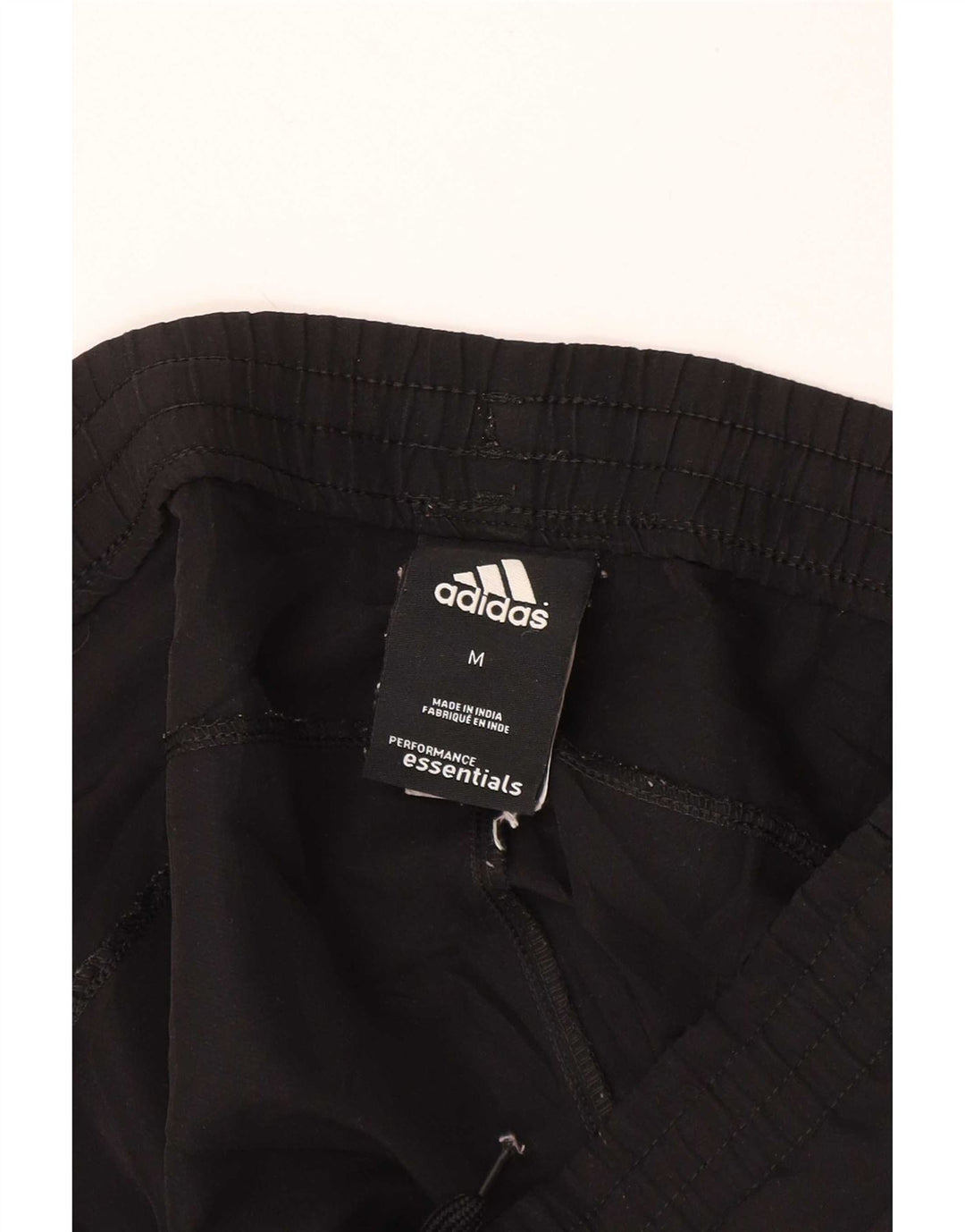 Męskie spodnie dresowe Adidas, średni czarny poliester