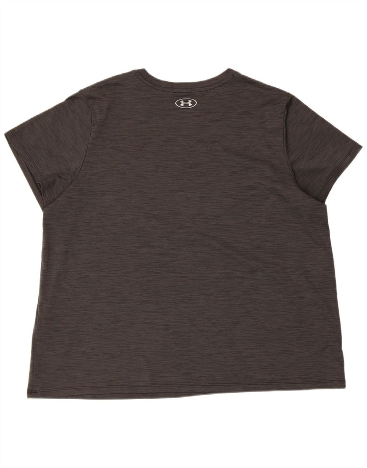 Męski t-shirt Under Armour XL, szary, nakrapiany poliester