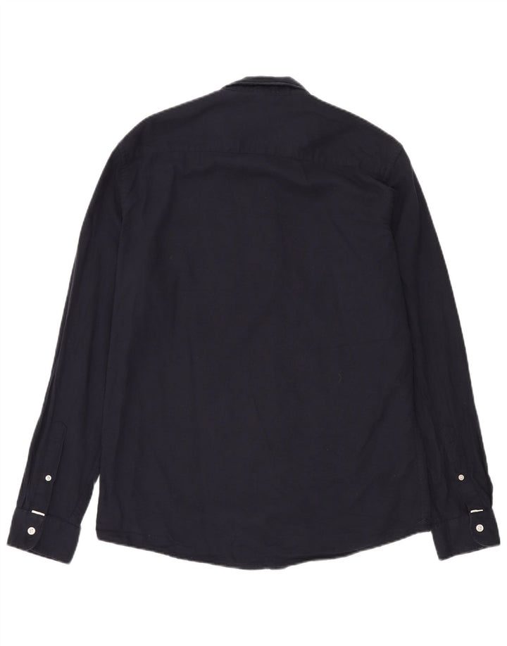 Koszula męska slim fit FRENCH CONNECTION, duża, bawełniana w kolorze granatowym