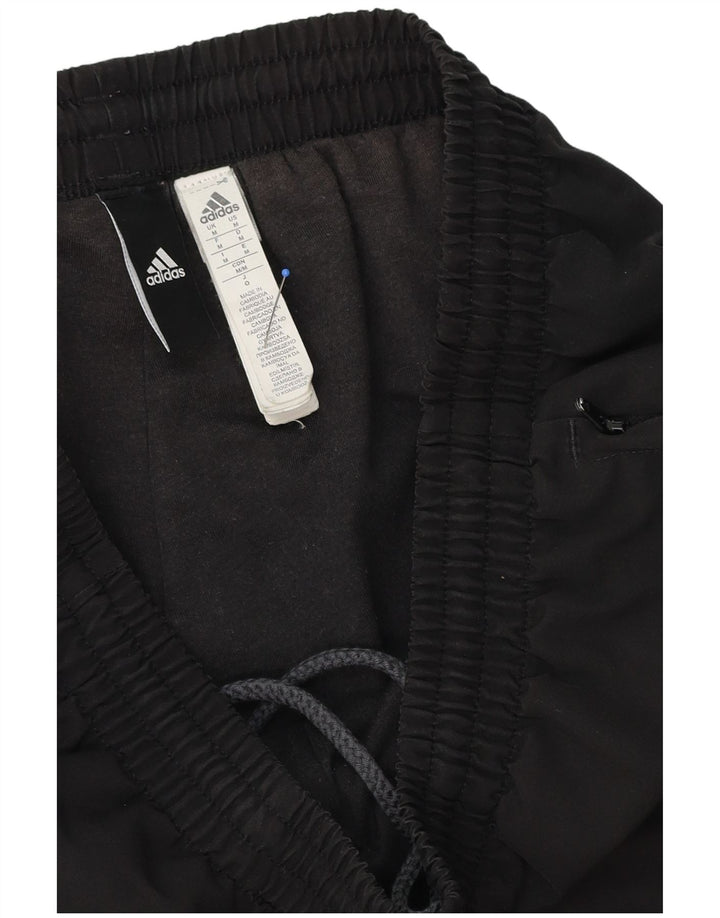 Męskie spodnie dresowe ADIDAS Joggery, średni czarny poliester