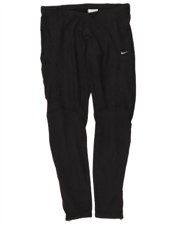 Damskie legginsy NIKE Dri Fit UK 12, średni czarny poliester